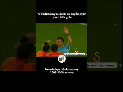 Galatasaray'ın Fenerbahçe'ye karşı sayılmayan golü#galatasaray #viral #futbol #football #fenerbahçe