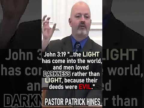 Men Loved Darkness Rather Than Light - Pastor Patrick Hines Sermon #shorts #christianshorts #Jesus