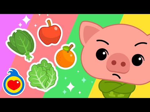 ¿Verdura o Fruta? 🥦🍎 Con Hoggie, El Cerdito Enojón 🐽 Videos Educativos | Plim Plim