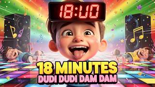 Dudi Dudi Dam Dam Dance Song - Dodi Dodi Dum Dum 18 Mintues Long | Kids Rhymes Z
