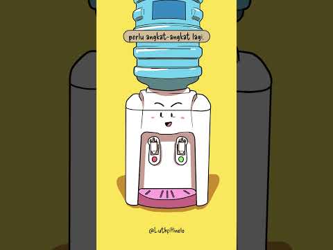Lu pakenya yang mana? #animasi #dispenser #galon #bendamati