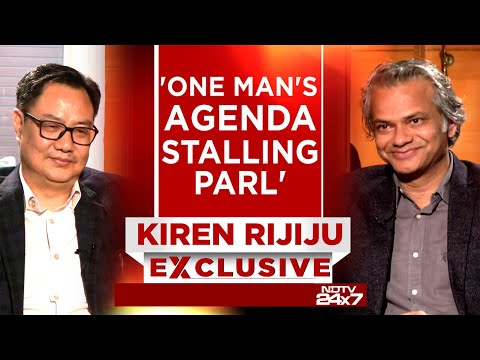 Kiren Rijiju Interview | Kiren Rijiju News | Kiren Rijiju: 'One Man's Agenda Stalling Parliament'