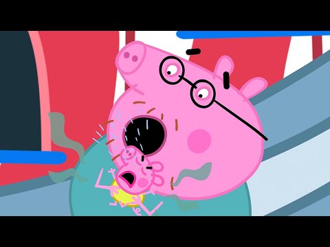 Daddy Pig Scary Slide! 🛝 Peppa Pig Tales 🐽 Peppa and Friends Full Episodes