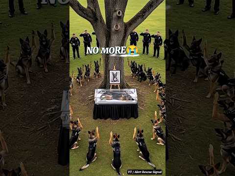 Goodbye, Police K9 Dog🥺 — German Shepherd True Hero