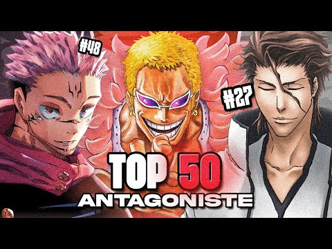 MON TOP 50 ANTAGONISTE ANIME (horrible à faire)