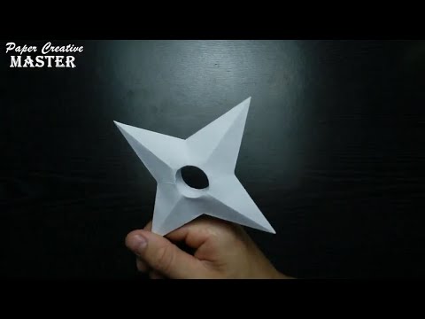 How to make a Naruto shuriken out of paper
