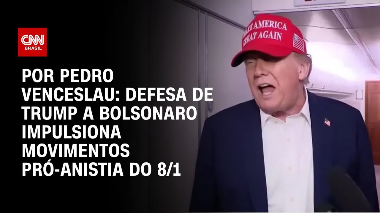 Análise Defesa de Trump a Bolsonaro impulsiona movimentos pró anistia do 81 | CNN 360º