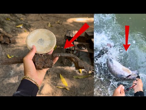 ENCONTRAMOS UM REVOLVE ANTIGO NA PESCARIA 😱