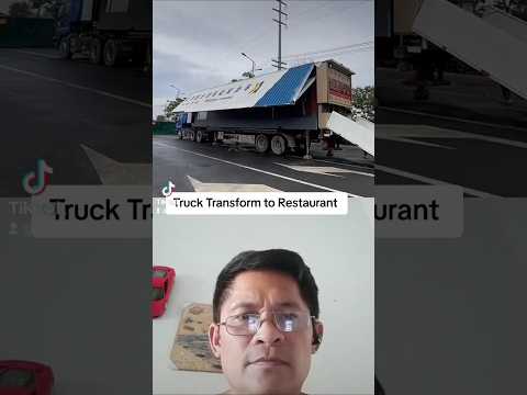 Truck Transformation to a Restaurant #shorts #shortsvideo