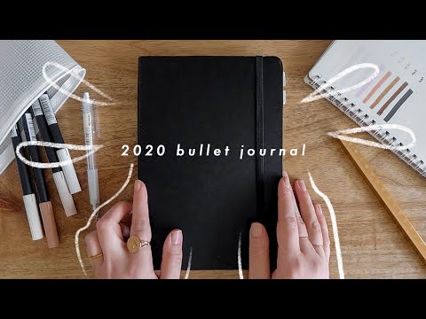 Vlog | 2020 BULLET JOURNAL SET UP | I Covet Thee