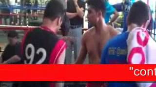 amir khan doing double end bag training