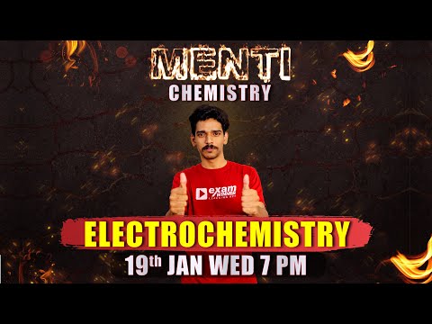Plus Two Focus Area | Menti | Chemistry | Chapter -3 | Electrochemistry | Revision Class|Exam Winner