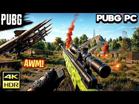 PUBG PC pero CAIGO en BASE MILITAR y el AWM HACE TODO! 🚬 El battle royale MÁS REALISTA del 2025