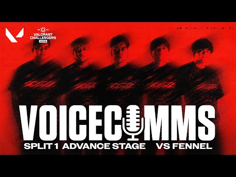 【SCARZ VOICE COMMS】2025シーズン開幕 !!SCARZ vs FENNEL｜VALORANT Challengers Japan 2025 Split1 Advance Stage