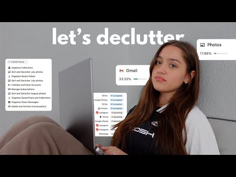 decluttering my digital life for summer ⭐️ reset vlog