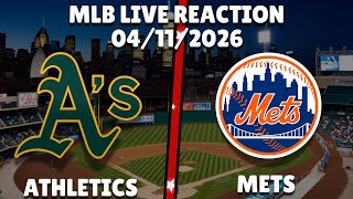 Mets vs Athletics | New York Mets vs Athletics | Live Reaction | #mets #athletics #mlb