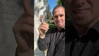 This gravestone from 1858 has ASL fingerspelling engraved on it!
