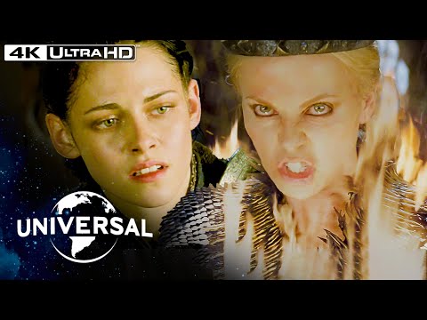 Kristen Stewart and Charlize Theron Fight for the Throne in 4K HDR