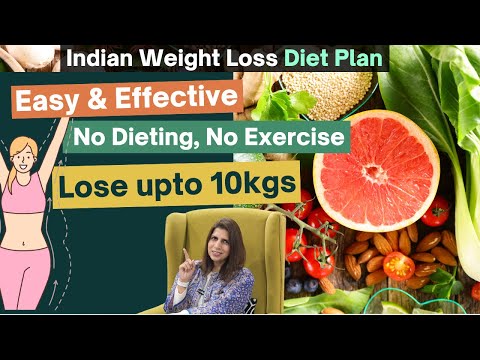 Indian Weight Loss Diet Plan | Balanced 1300-1400 Calories | Lose Fat With No Dieting No Exercise