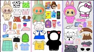 😱🤩🥳1000 Cosas para tu Labubu de papel 📄✂Plantillas para imprimir o dibujar full HD