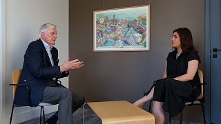 YouTube video thumbnail: EU's Door 'Is Open to UK', Fomer Brexit Negotiator Barnier Tells Euronews