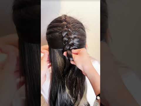 New and Beautiful hairstyle for Party ❤❤❤