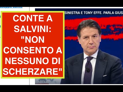 CONTE A SALVINI: "NON CONSENTO A NESSUNO DI SCHERZARE"