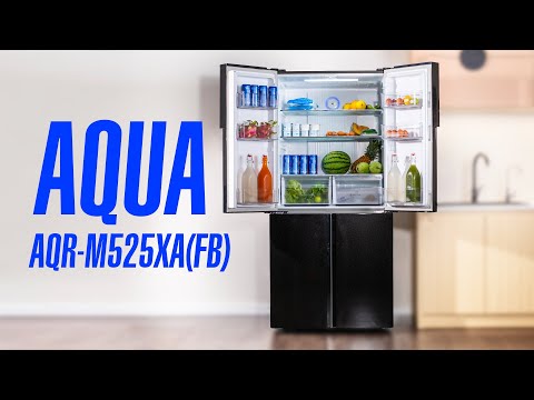 Trải nghiệm chi tiết tủ lạnh Aqua AQR-M525XA(FB)