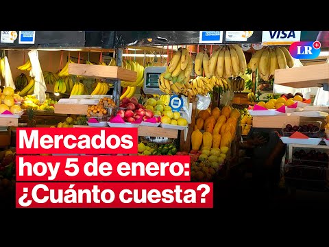 🔴¿CUÁNTO CUESTA? Precios en MERCADOS: pollo, papa y otros HOY 5 de enero Perú | #EnVivoLR