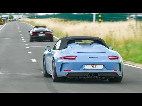 Supercars Accelerating in rain! C63 Crazy Drift, LOUD M4 CSL, 488 Pista, Kline 992 GT3RS, 765LT..