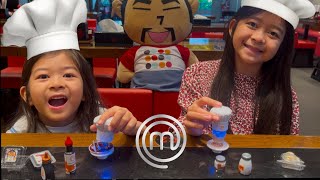 MasterChef Pretend Play Tabby vs Gabby | Baby Playful