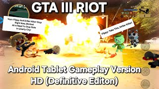 GTA III Definitive Edition (Remastered) - RIOT Pedestrians/NPCs Cheat Madness! - Android Gameplay HD