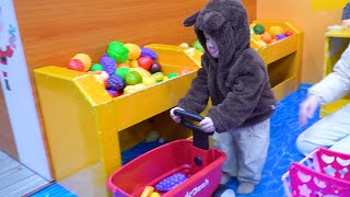 Gia đình nhỏ hạnh phúc to, đi chơi công viên - Nhạc thiêu nhi đi chơi nhà bóng