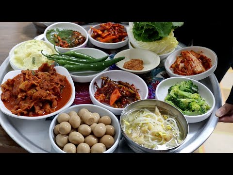 서울에서 제일 잘나가는 백반집의 역대급 밥상?! 먹기 하늘의 별따기 제육데이 Korean street food