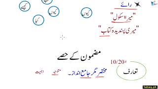 Urdu Essay Writing مضمون نویسی