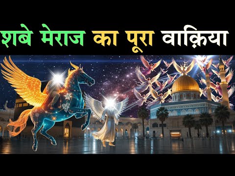 शबे मेराज का पूरा वाक़िया | Shab e Meraj Ka Waqia | The Journey Of Miraj | 27 Rajab