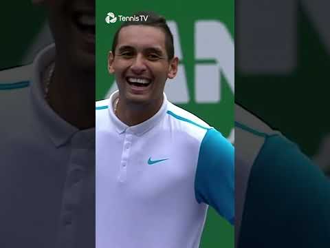 This Tennis Return Was So Good...Kyrgios Challenged His Own Serve 😅