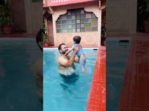 Chiku And Papa Ne Ki Pool Me Masti #shorts