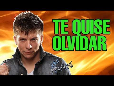 😎 TE QUISE OLVIDAR 🟢 Damián Córdoba 🎤 MAS KARAOKE #Cuarteto