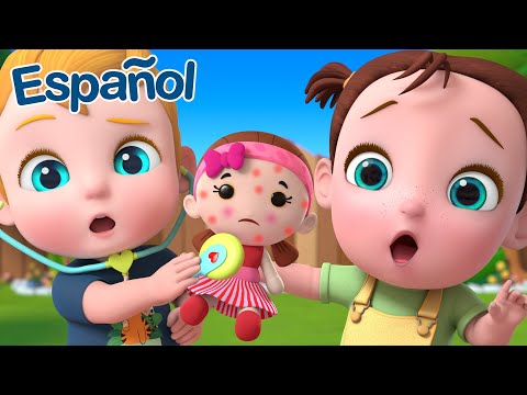 La señorita Polly tenía una plataforma rodante | Español | canciones Infantiles