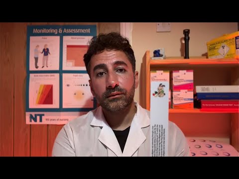 ASMR: Optometrist is Soft Spoken & Unintelligible (roleplay)