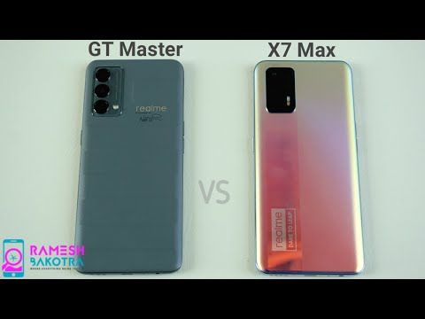 (ENGLISH) Realme GT Master vs Realme X7 Max SpeedTest and Camera Comparison