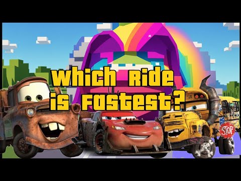 McQueen and Friends vs Giant Obstacles!