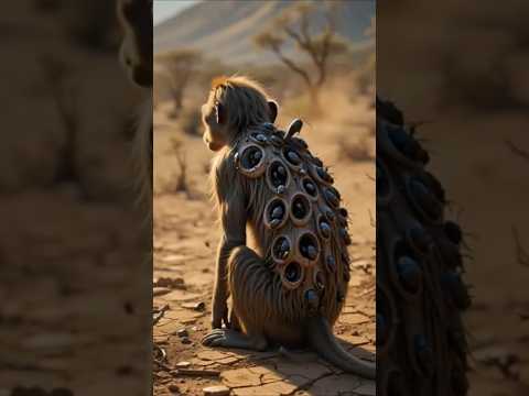 Rescue Team Saves Monkeys from Millions of Bot Fly Larvae and Ticks in the Desert 🙏 #bar  #monkeys