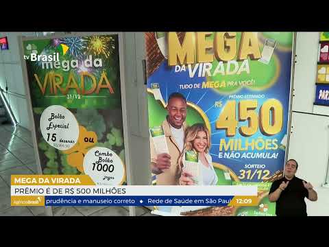 SP | Prêmio da Mega Sena da Virada chega a R$ 500 milhões