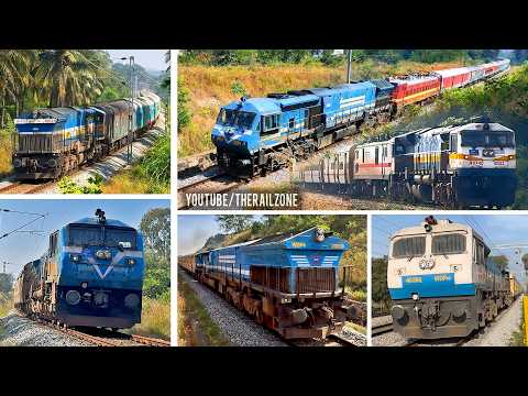 14 in 1 Diesel Trains | Dead Electric Locos | Diverted Trains #indianrailways #dieselloco #train