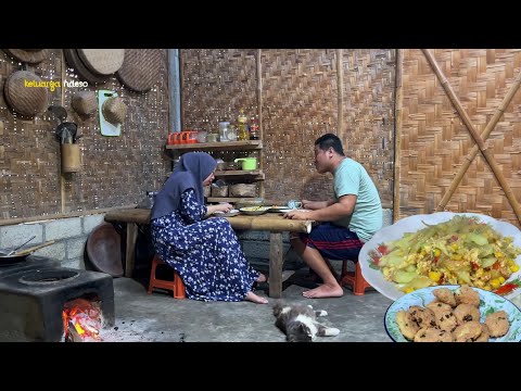 Masak timun untuk sarapan, orak arik timun jagung manis, tahu telur, masakan desa