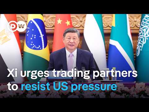 YouTube video thumbnail: Do Trump's Tariffs Push Brics Nations Closer Together? 