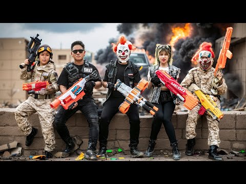 LTT Nerf Mod : Nerf Guns S.W.A.T Mission In Chaos, Cash and Mystery Revealed!