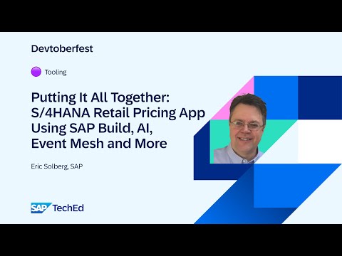 ? Putting It All Together: S/4HANA Retail Pricing App Using SAP Build, AI, Event Mesh